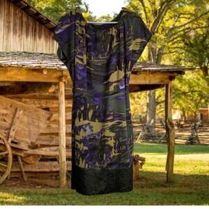 Simply Vera Vera Wang Large, short sleeve, polyester, shift dress. Fall, Office.